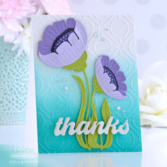 Anemone Thank You Card