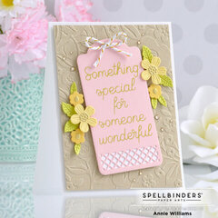 Floral Tag Card