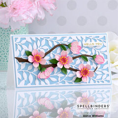 Cherry Blossoms Hello Card