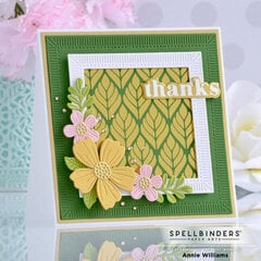 Foiled Floral Thank You Card