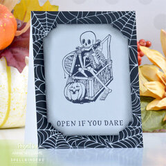 Skeleton Halloween Card