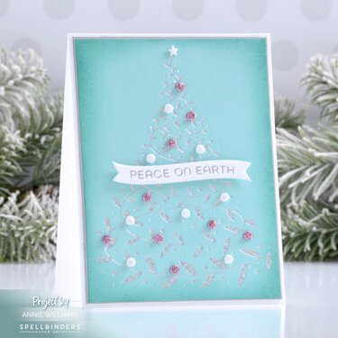 Foiled Christmas Tree Card