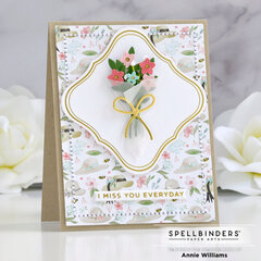 Floral Missing You Card