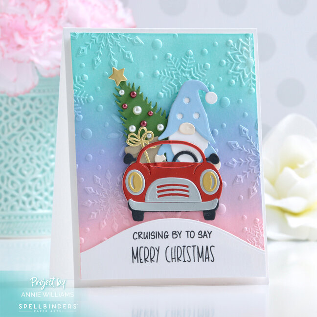 Cute Cruising Christmas Card