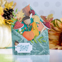 Bursting Autumn Envelope Card