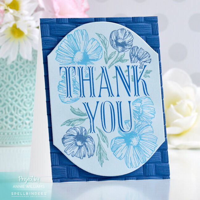 Foiled &amp; Letterpressed Thank You Card