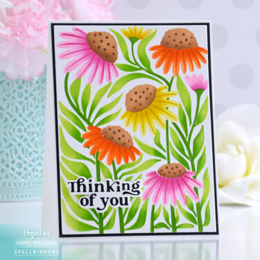 Simple &amp; Bright Coneflower Card