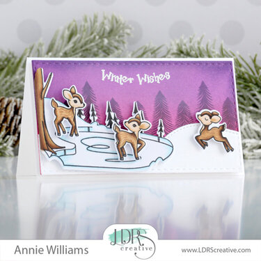 Winter Deer Card