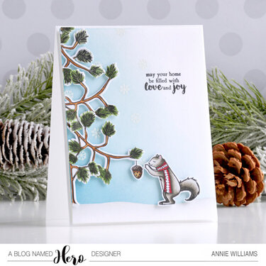 Woodland Christmas Tree Card