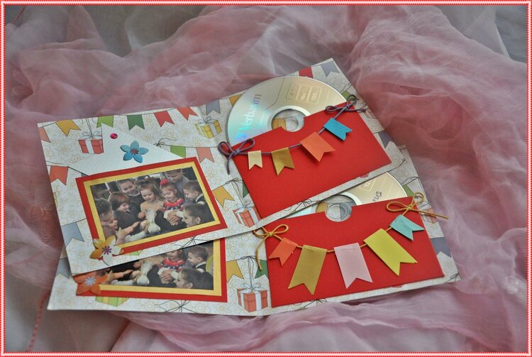 Envelopes for birthday photo CDs