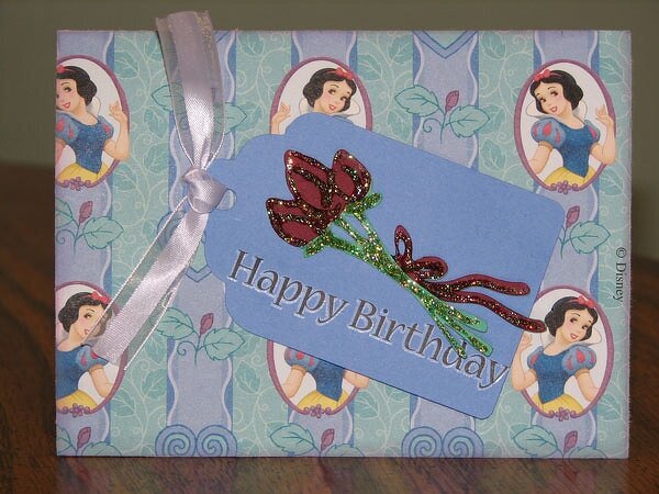 princess birthday card