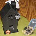 Spooky Halloween House Centerpiece