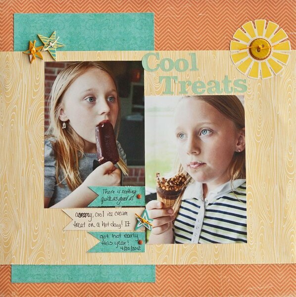 Cool Treats * CHA Color Combo/Trends Challenges