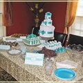 Handmade  Something Blue Bridal Shower