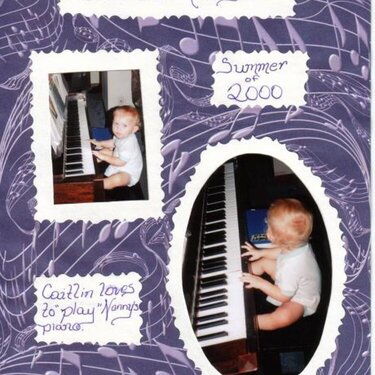 Caitlin Playing the Piano