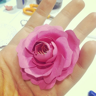 Paper rose