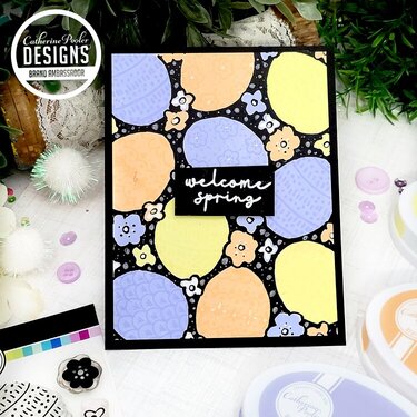 Blackout Spring Card for Catherine Pooler