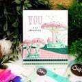 Painted Mushroom Card