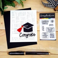 Graduation Card featuring National Scrapbook Day Freebie