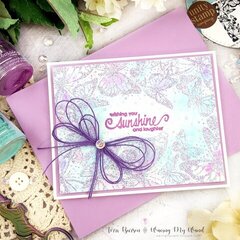 Tri-Color Heat Embossed Card