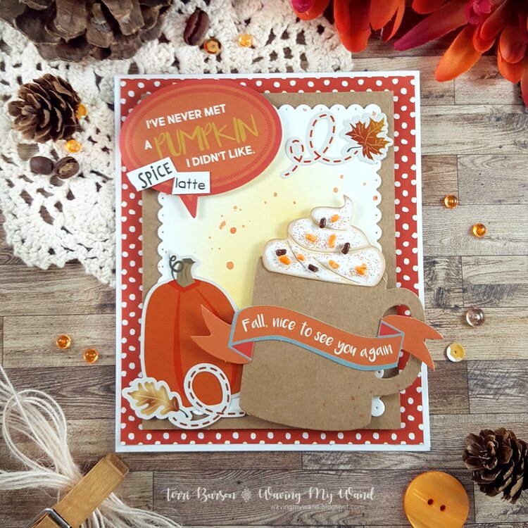 Pumpkin Spice Coffee Card