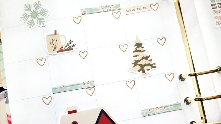 Planner Layout Featuring Winter Farmhouse from Simple Stories