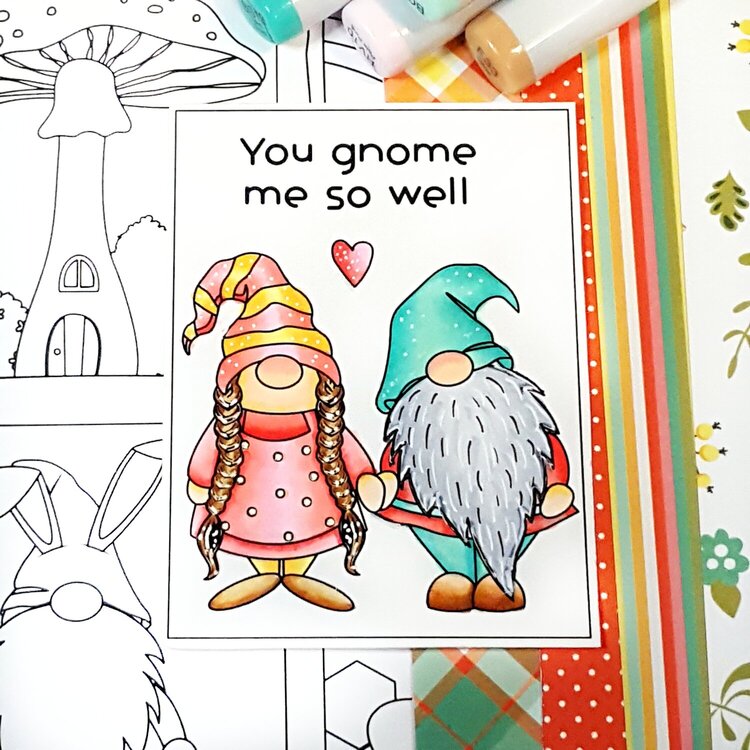 Coloring the new Photo Play Paper Tulla &amp; Norbert Color Play