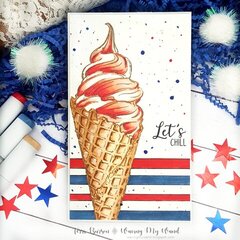 Americana Ice Cream Card