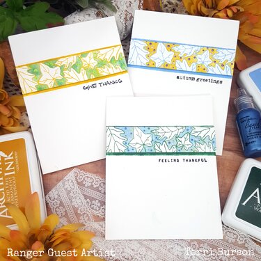 Quick Autumn Border Cards for Ranger