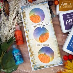 Pumpkin Patch Slimline Card for Ranger