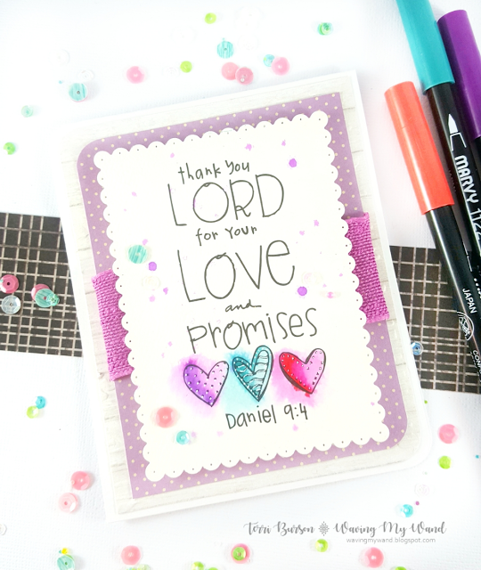 Encouragement Card featuring Adornit Paintables