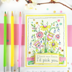 Spring Card featuring Adornit Paintables