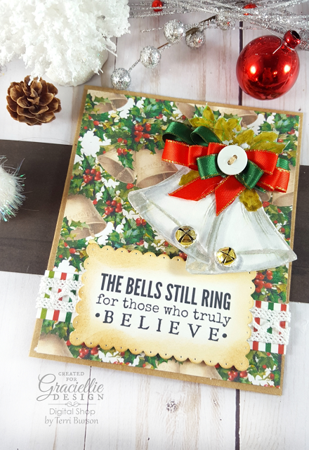 Christmas Jingle Bells Card for Graciellie Design