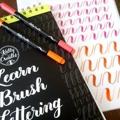 Brush Lettering and class with Kelly Creates