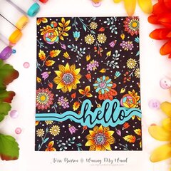 Funky Floral Card