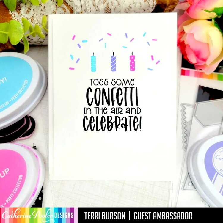 Confetti CAS Card for Catherine Pooler Designs