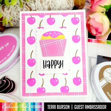 Cherry Cupcake Card for Catherine Pooler