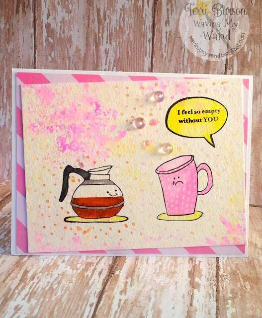 Spring Coffee Card