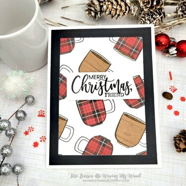 Masculine Coffee Christmas Card