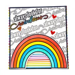 Always look for rainbows card