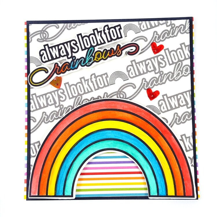Always look for rainbows card