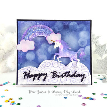 Magical Unicorn Birthday Card