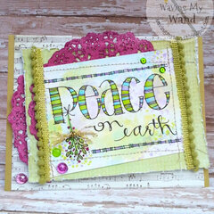 Peace on Earth Card featuring Adornit and Tombow