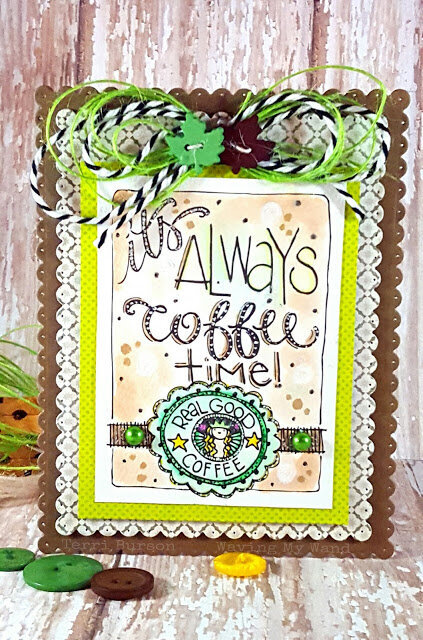 Coffee Time with Adornit featuring new Art Play coloring images