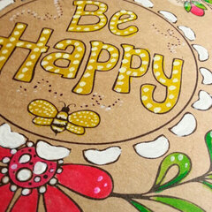 Adornit Be Happy Planner Cover