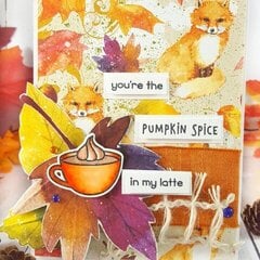 Foxy Autumn Card for Coffee Loving Cardmakers