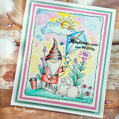 Coffee Loving Gnome featuring Adornit Art Play