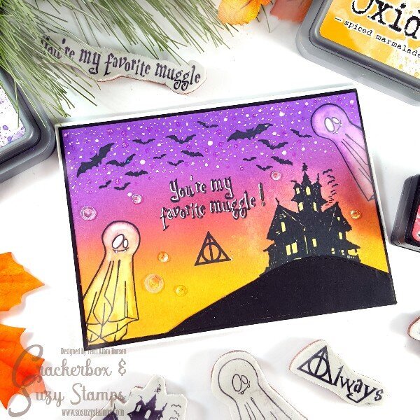 Ghostly Halloween Card