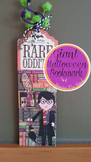 Giant Halloween &quot;Harry Potter-ish&quot; Bookmark with Graphic 45