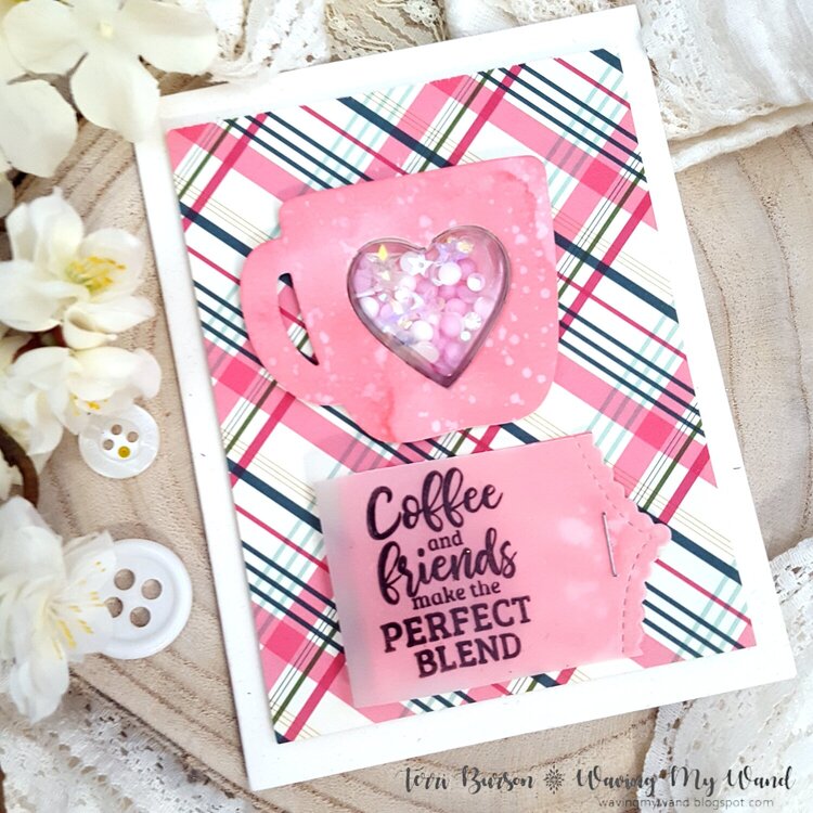 Coffee Card Shaker featuring Jillibean Soup